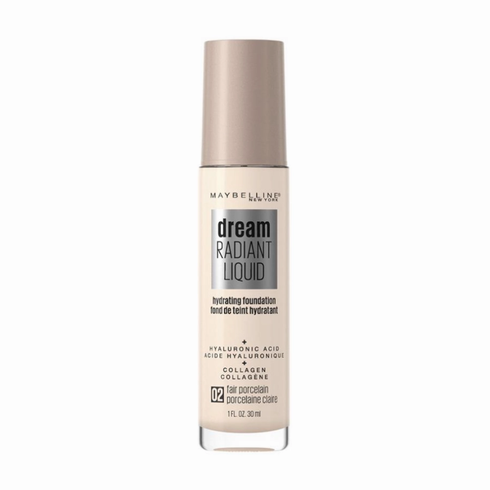 Maybelline Dream Radiant Liquid Foundation 30ml 02 Fair Porcelain