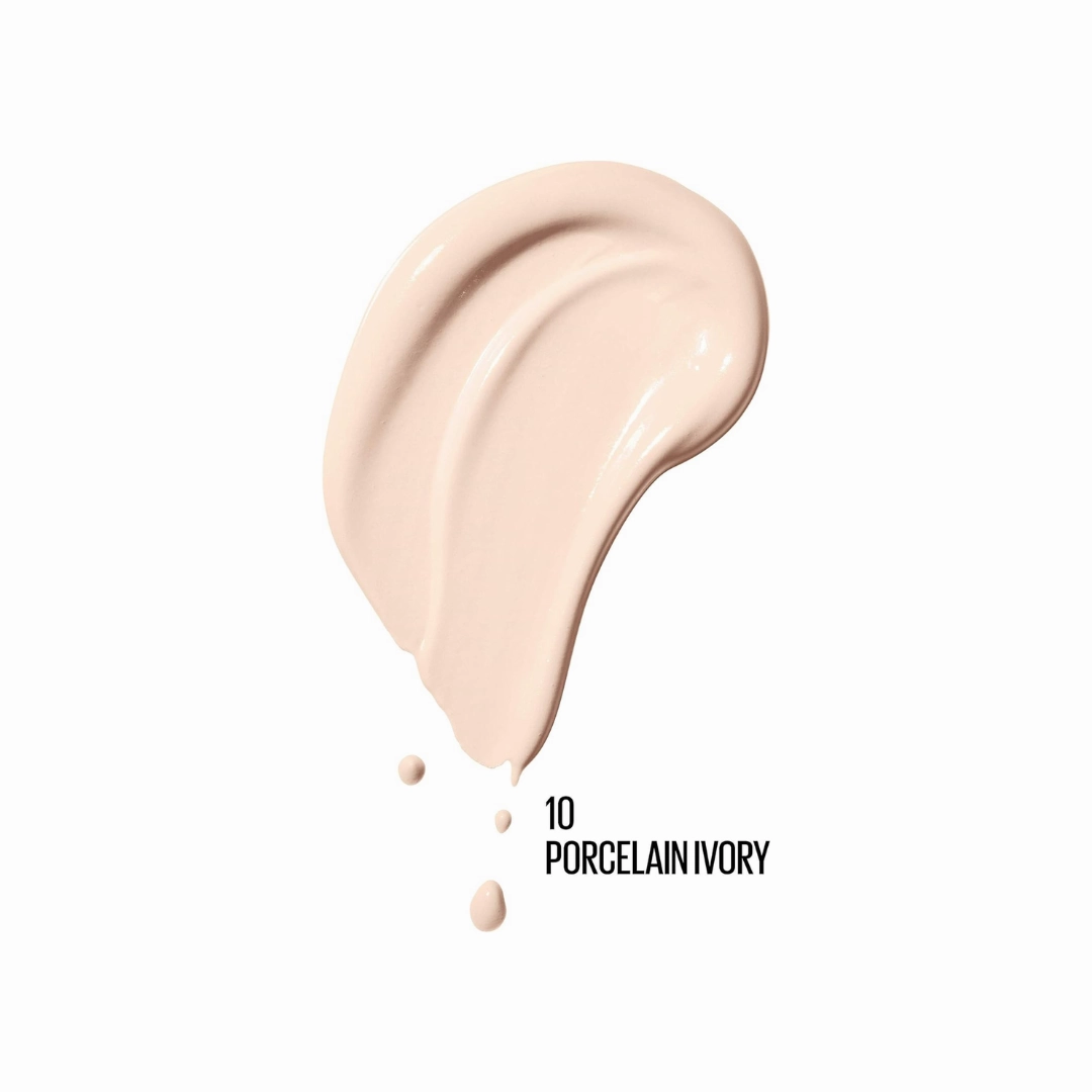 Maybelline Dream Radiant Liquid Foundation 30ml 10 Porcelain Ivory (Carded)