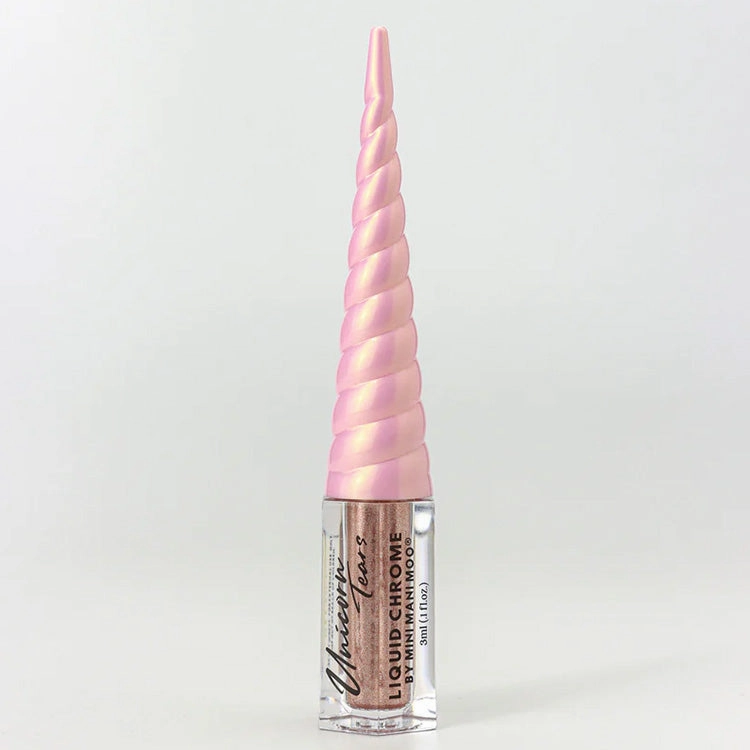 Mini Mani Moo! Unicorn Tears Liquid Chrome - Rose Gold 0.1 oz.
