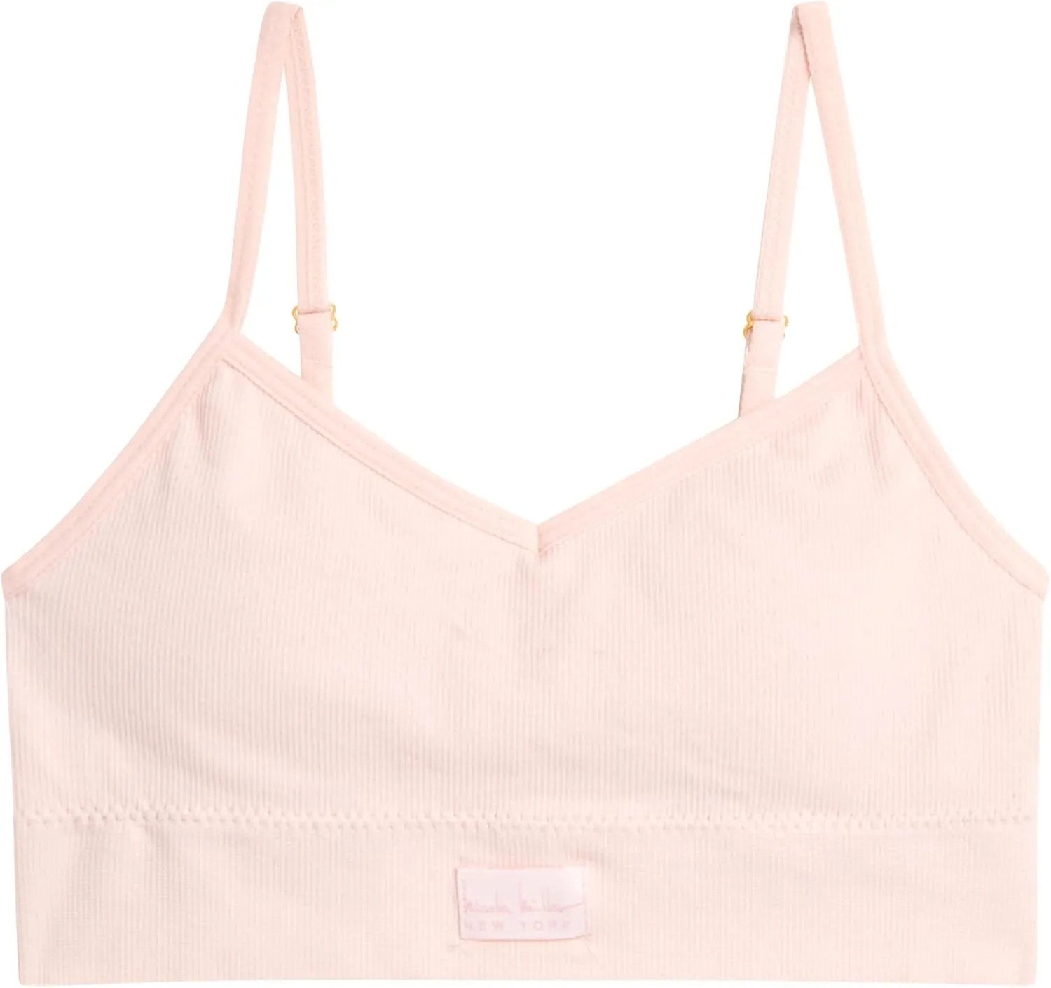 Nicole Miller Girls Training Bra - 2 Pack/4 Pack Seamless Padded Bralette Underwear for Girls with Removable Pads (S-XL)