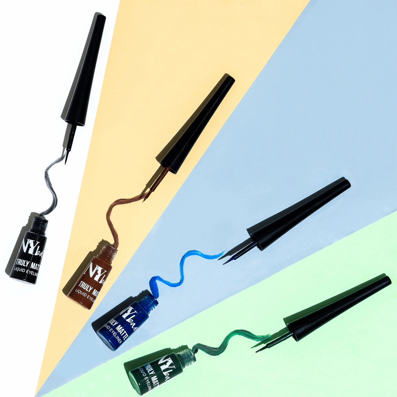 NY Bae Truly Matte Liquid Eyeliner - Brave Blue (4.5 ml) | Matte Finish | Super Pigmented | Long lasting | Quick Drying | Waterproof