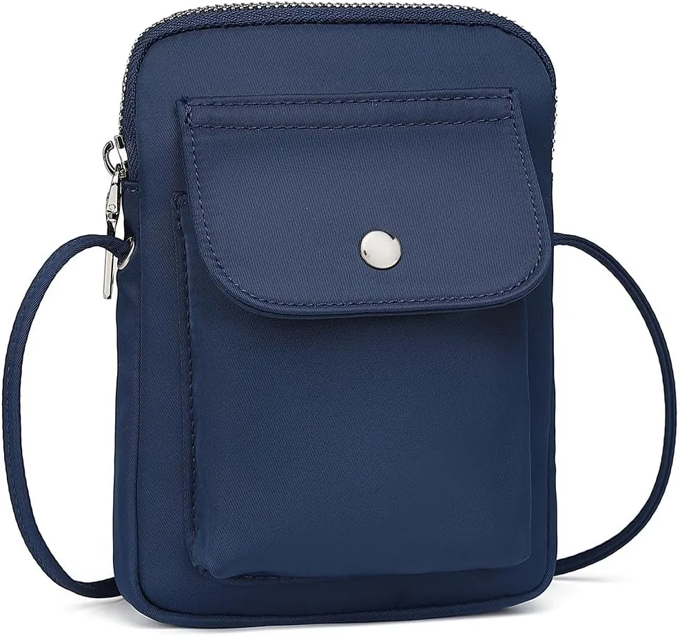 nylon Crossbody Lanyard Mobile Phone Bag Stylish Accessory With Adjustable Strap