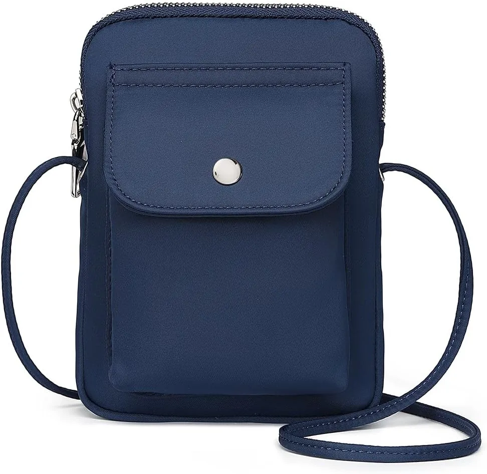 nylon Crossbody Lanyard Mobile Phone Bag Stylish Accessory With Adjustable Strap