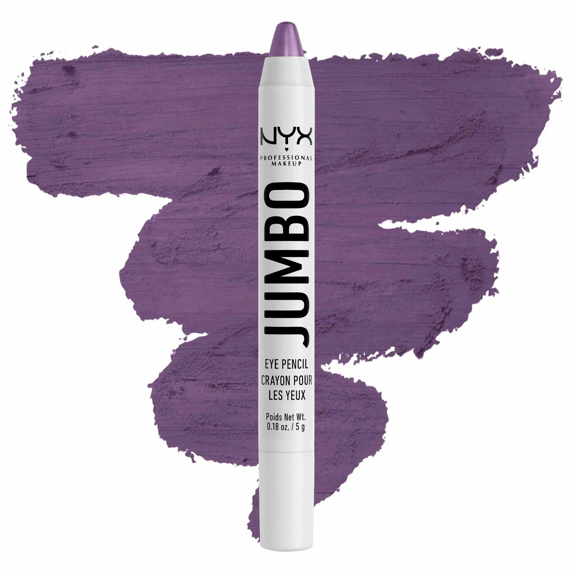NYX Professional Makeup Jumbo Eye Pencil, All-in-one Eyeshadow and Eyeliner Multi-stick, Eggplant, 0.18 oz.