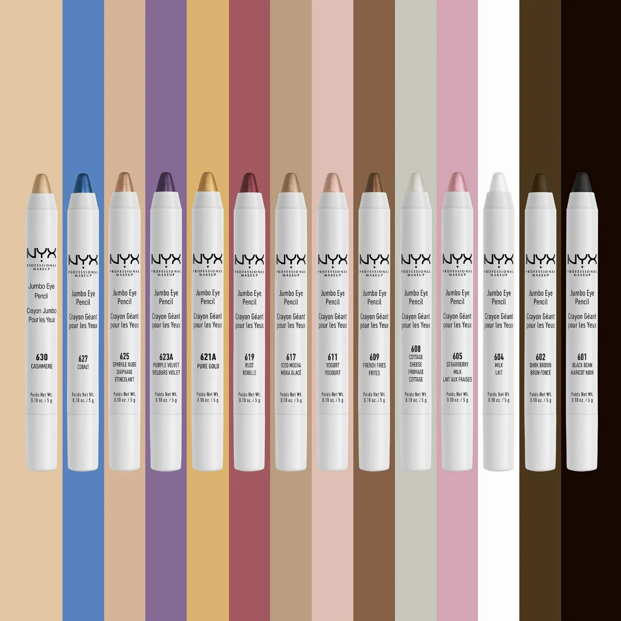NYX Professional Makeup Jumbo Eye Pencil, All-in-one Eyeshadow and Eyeliner Multi-stick, Eggplant, 0.18 oz.