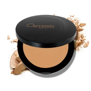 Osmosis Mineral Pressed Base Foundation, Lightweight Powder Makeup, Medium To Full Coverage, Matte Finish, 8 Shades