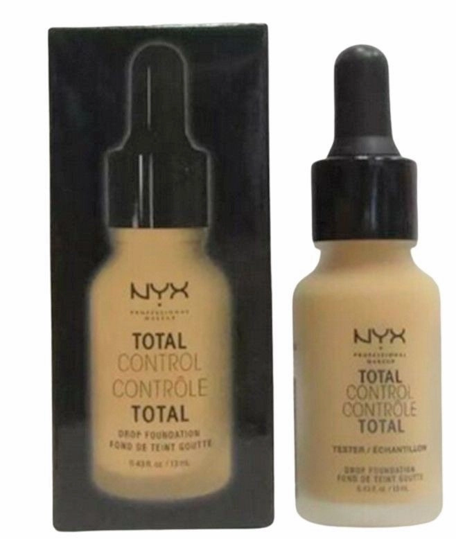 Pack of 2 NYX Total Control Drop Foundation, Medium Olive # TCDF09