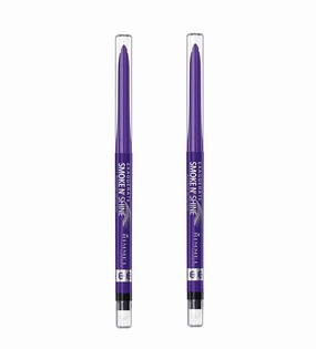Pack of 2 Rimmel Exaggerate Smoke N' Shine Automatic Gel Eyeliner, Purple Craze 003