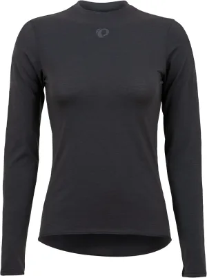 PEARL IZUMI Women's Transfer Wool Long Sleeve Baselayer, Moisture-Wicking Cycling Long Sleeve Shirt, High Stretch Material