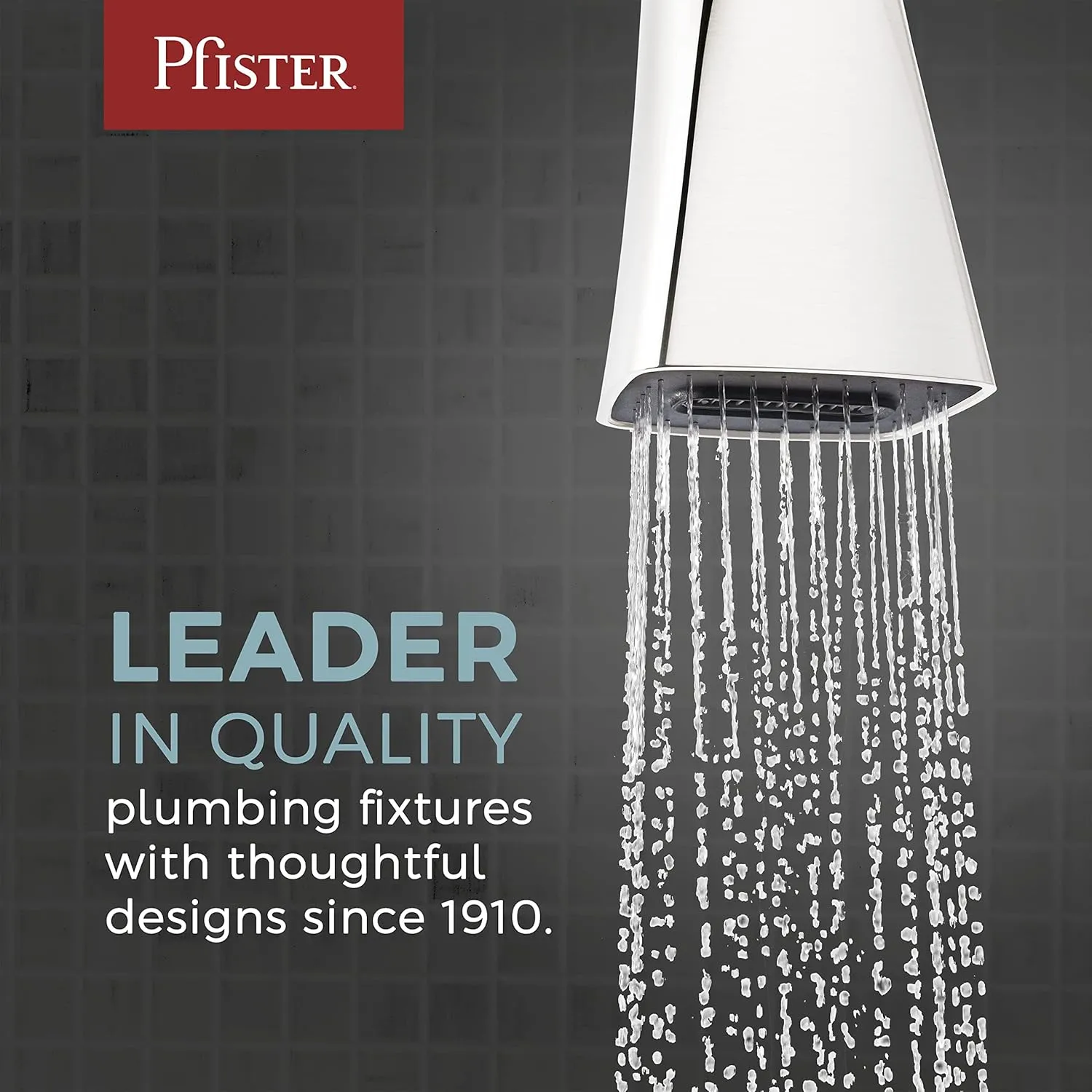 Pfister Pasadena Bathroom Sink Faucet, 8-Inch Widespread, 2-Handle, 3-Hole, Brushed Nickel Finish, LF049PDKK