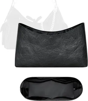 Purse Organizer Insert, Inside Bag Organizer Insert Fit for LV Carryall Cargo & Dark Handbag Dupont Paper Inner Liner Bag Organizer Insert (Style-01, Cargo)