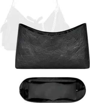Purse Organizer Insert, Inside Bag Organizer Insert Fit for LV Carryall Cargo & Dark Handbag Dupont Paper Inner Liner Bag Organizer Insert (Style-02, Cargo)