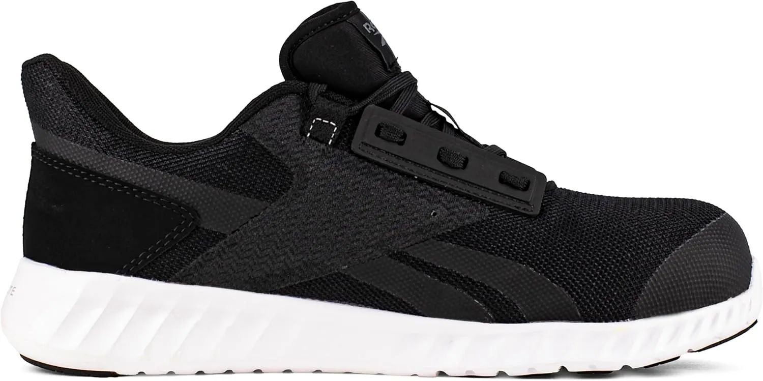 Reebok Men's Rb4023 Sublite Legend Athletic Work Composite Toe Shoe Black and White Industrial & Construction