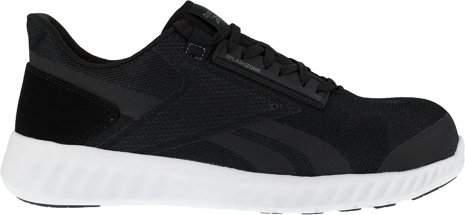 Reebok Men's Rb4023 Sublite Legend Athletic Work Composite Toe Shoe Black and White Industrial & Construction