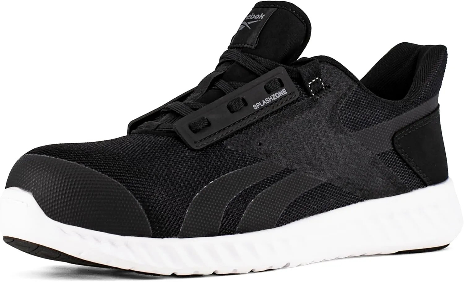 Reebok Men's Rb4023 Sublite Legend Athletic Work Composite Toe Shoe Black and White Industrial & Construction