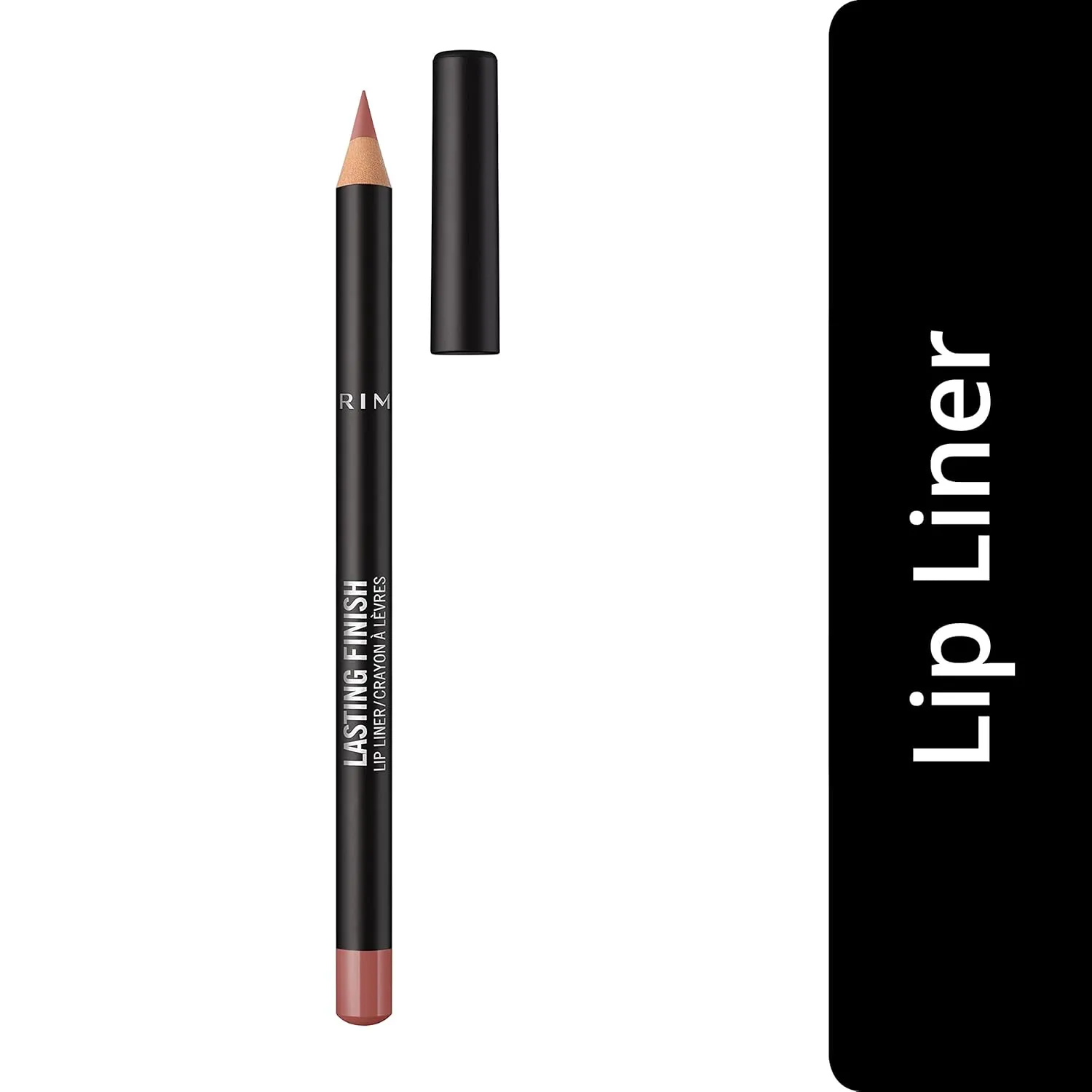 Rimmel Lasting Finish 8HR Lip Liner, 760 90s Nude, Shelf Pack of 3