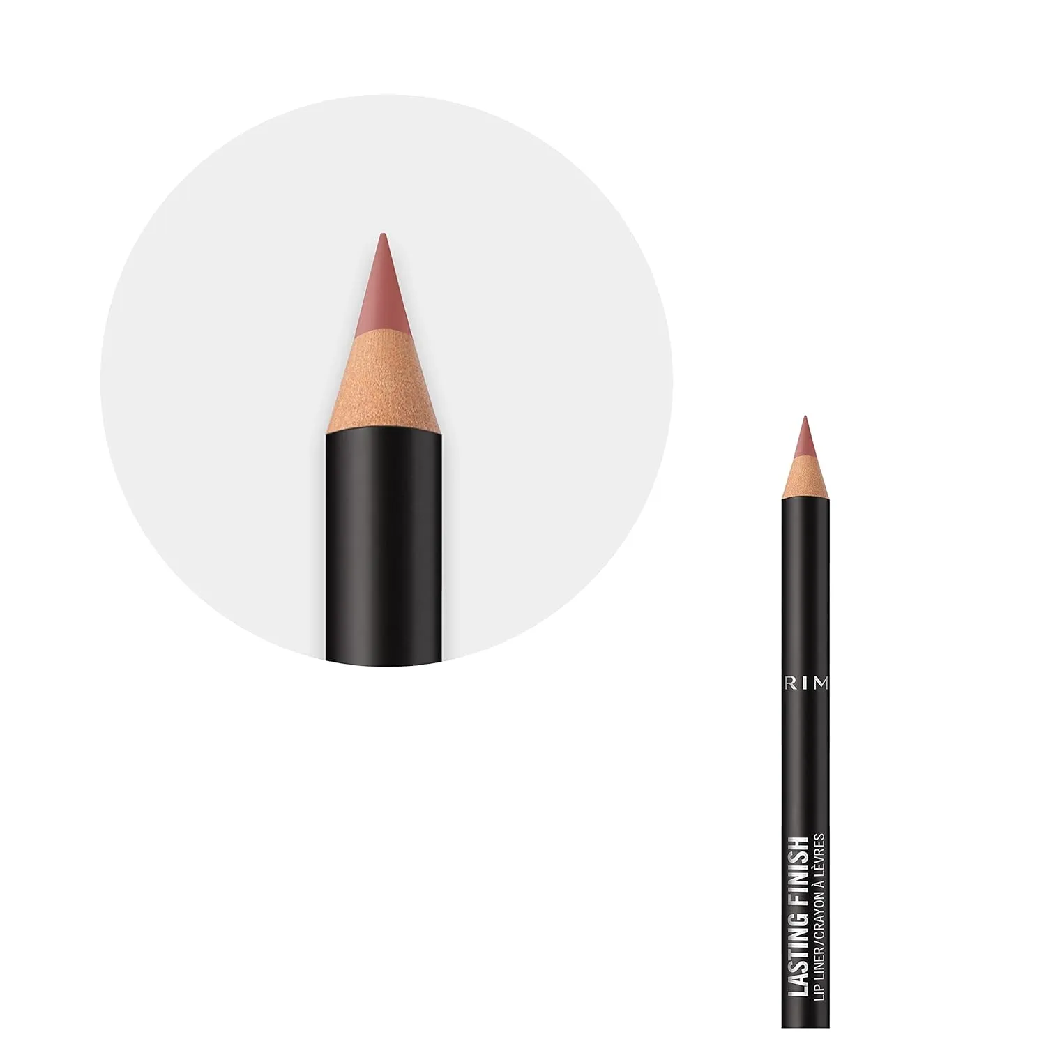 Rimmel Lasting Finish 8HR Lip Liner, 760 90s Nude, Shelf Pack of 3