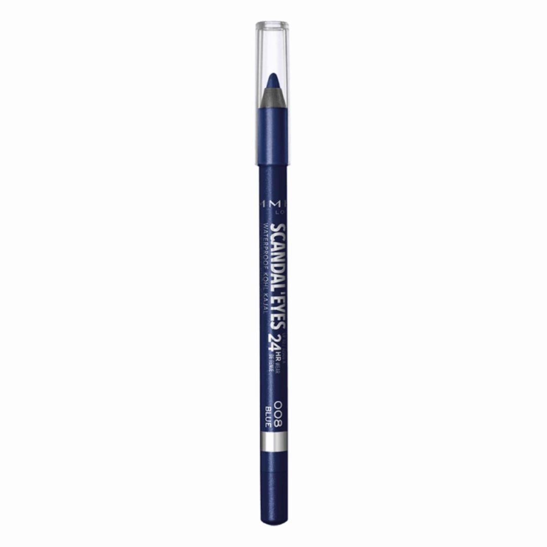 Rimmel Scandaleyes Waterproof Eyeliner Kohl Kajal 008 Blue