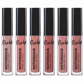 Rude Cosmetics Keep It Sassy Notorious 6 Lip Color Set - Nude