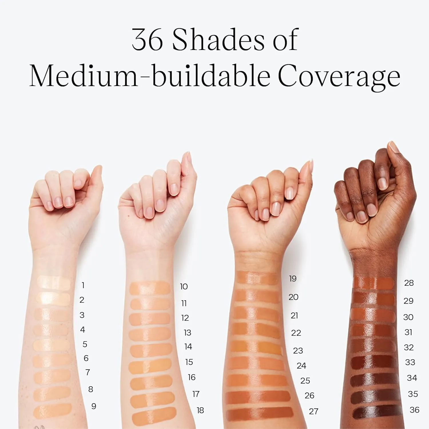 Saie Glowy Super Skin Tint Liquid Foundation - Hydrating Serum Foundation with Lightweight, Medium Coverage - Formulated with Hyaluronic Acid to Hydrate, Brighten and Plump - Shade 6 (1.01 oz)