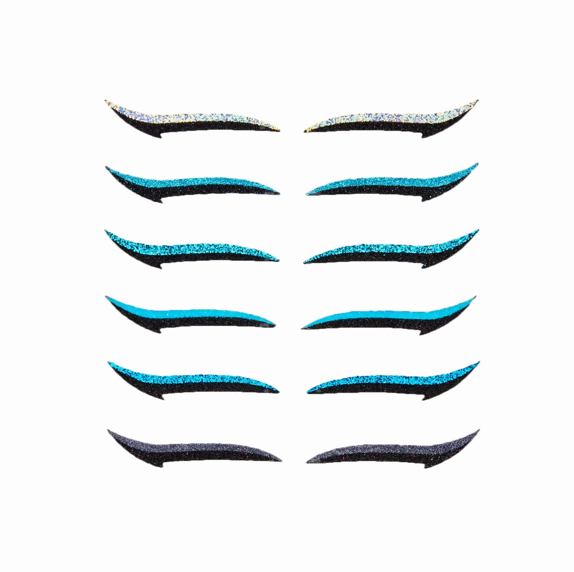 Sold out Classic Shades of Blue - Eyeliner Sticker 6 Pairs