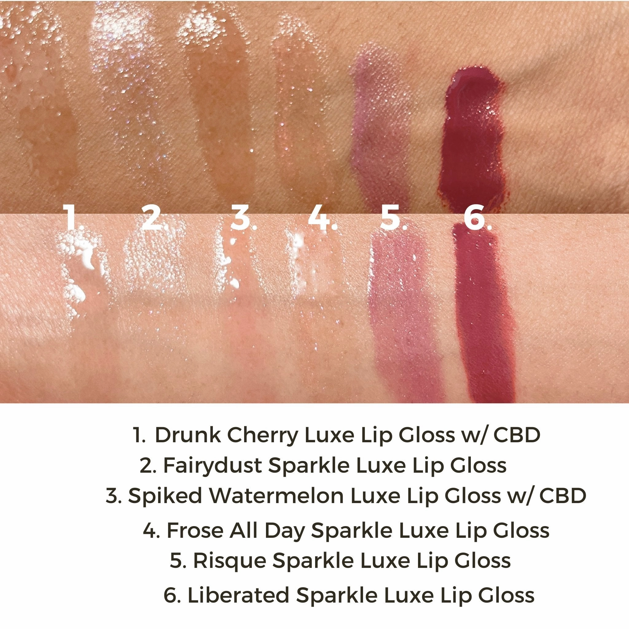 Spiked Watermelon Luxe Lip Gloss w/ CBD