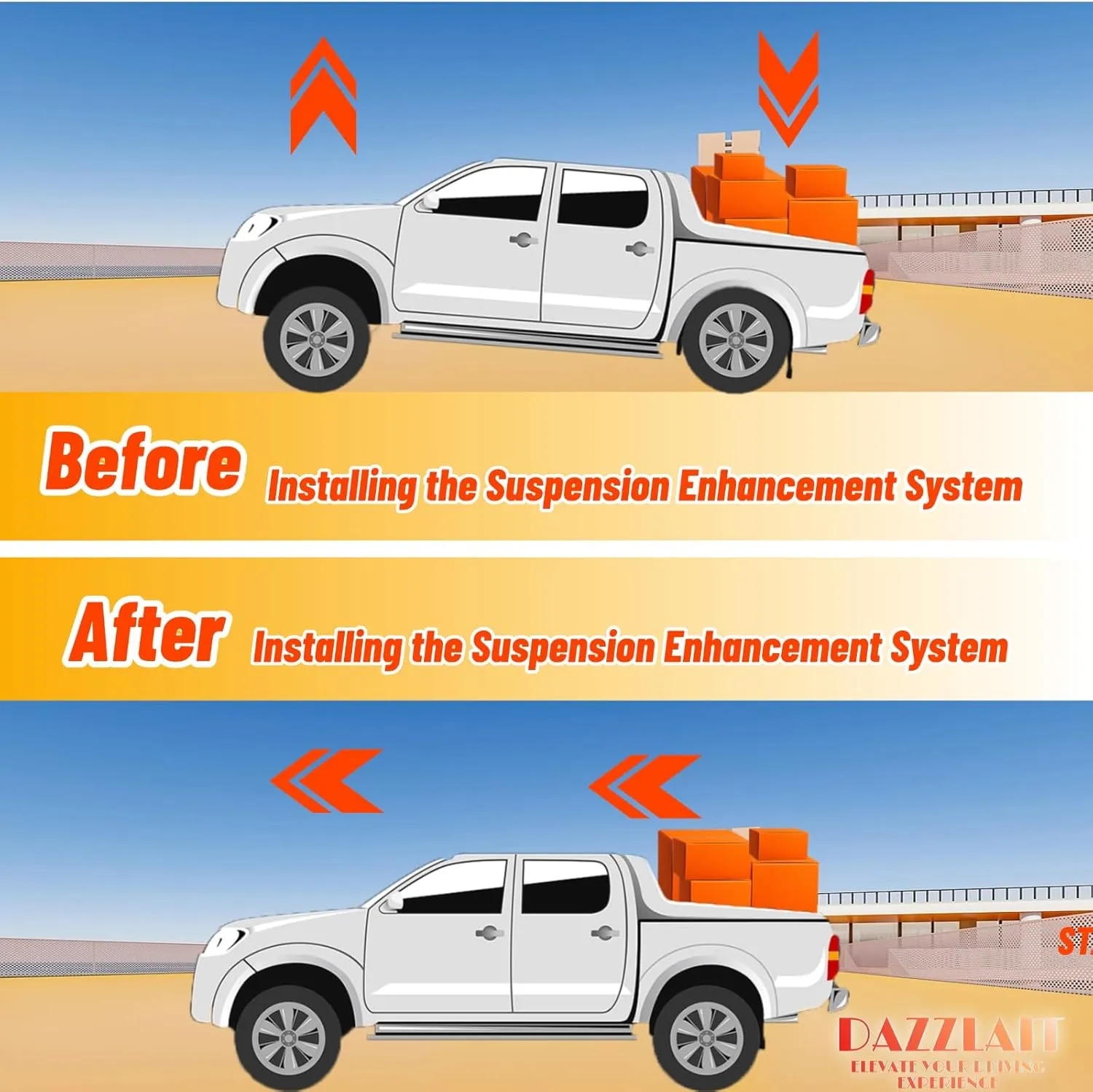 SSR-146-47 Rear Suspension Enhancement System Black | Bump Stop Fit for Ford F-150 2/4WD (2019-2023) | Rear Suspension Helper Springs | Rear Leaf Spring Suspension Kit