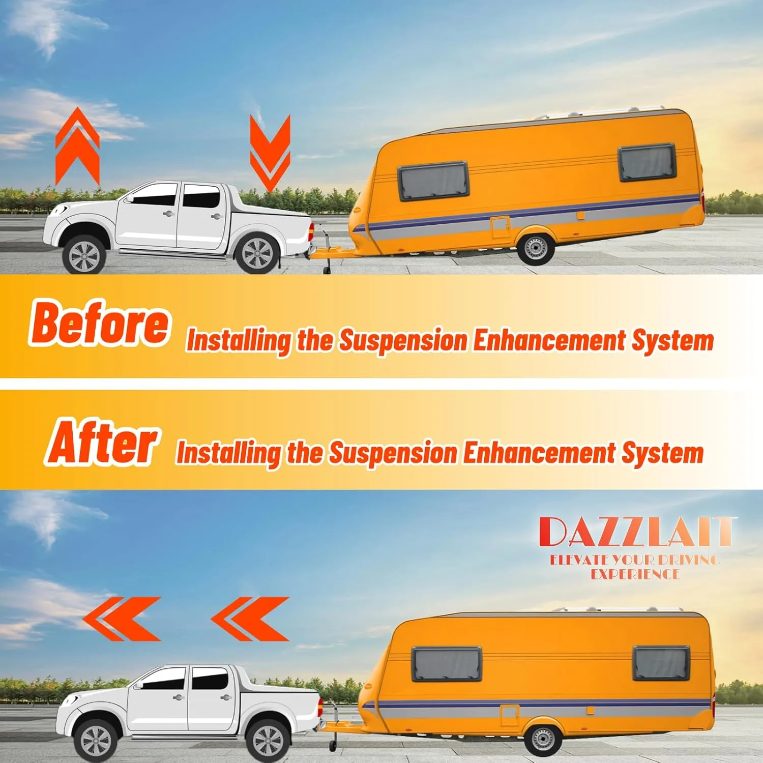 SSR-146-47 Rear Suspension Enhancement System Black | Bump Stop Fit for Ford F-150 2/4WD (2019-2023) | Rear Suspension Helper Springs | Rear Leaf Spring Suspension Kit