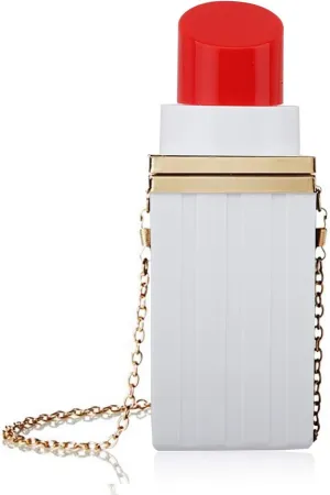 SUKUTU Acrylic Lipstick Purse Box Clutch Lips Party Womens Evening Purse for Teen Girls