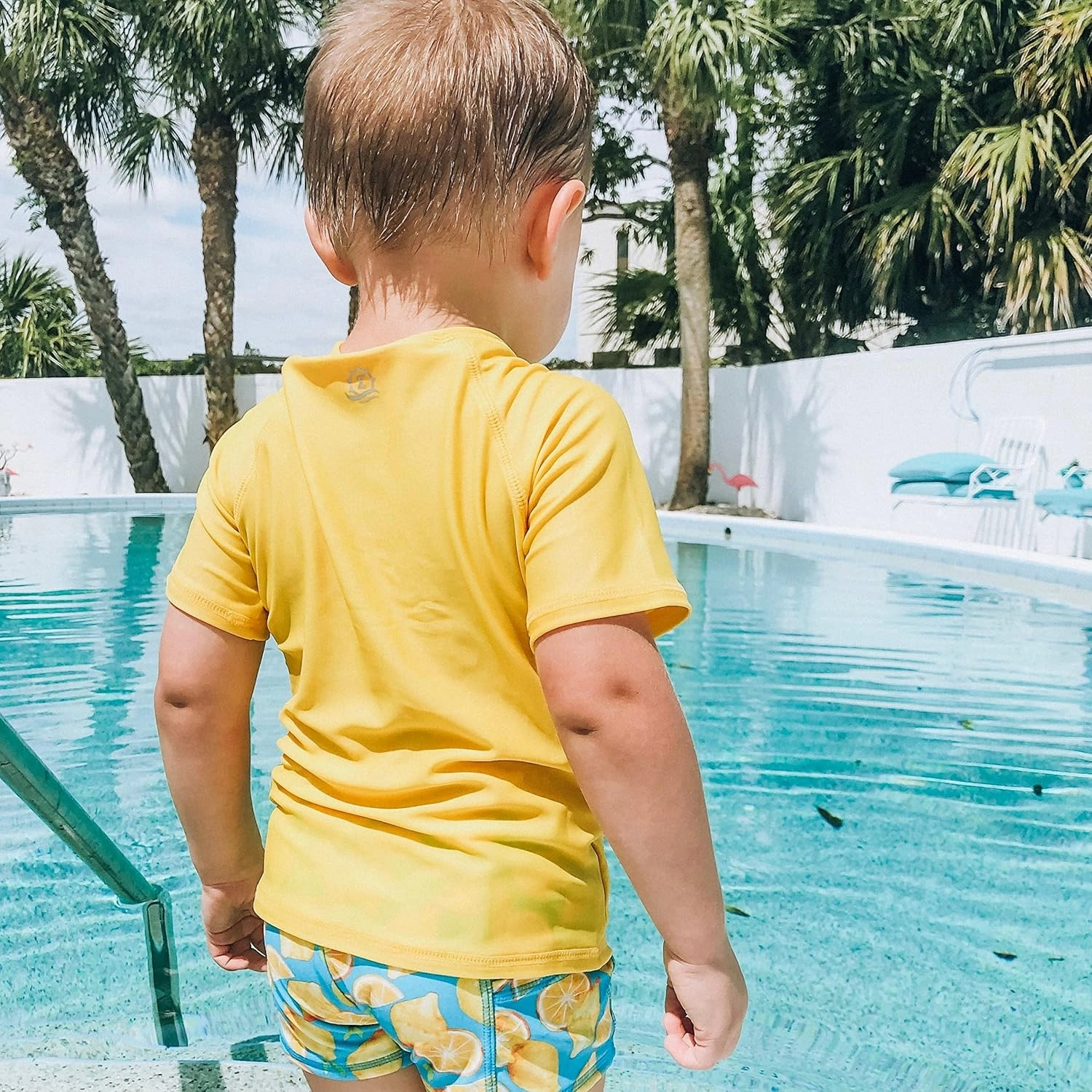 SwimZip UPF 50  Short Sleeve Rash Guard for Boys' and Girls' - Baby, Toddler, Kids
