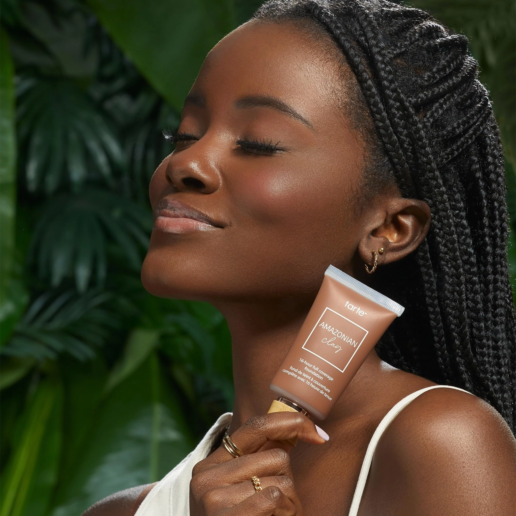 tarte Amazonian clay 16-hour full coverage foundation - 54G deep golden (deep skin with very warm, golden or olive undertones) - full size