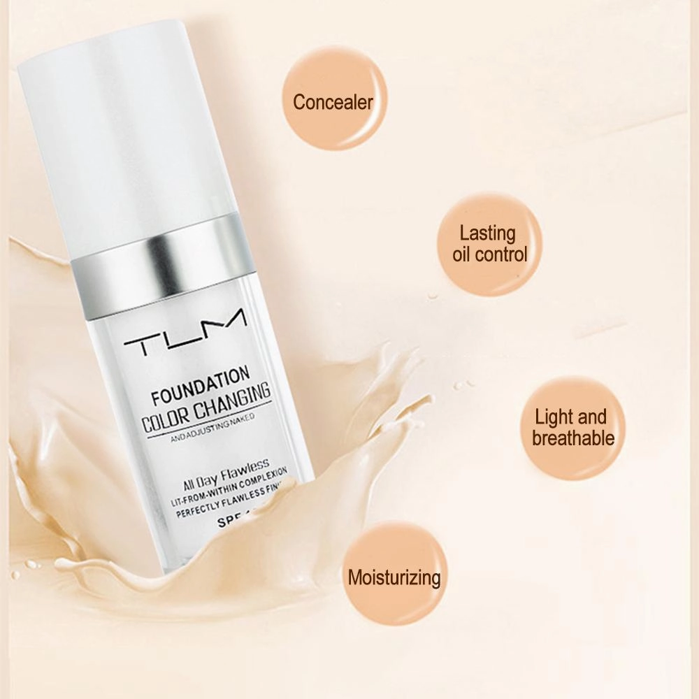 TLM Liquid Oil Control Color Adjusting Foundation Cream