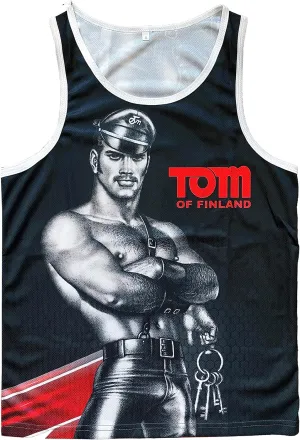 Tom of Finland Tank Top — Leather Stud (mesh, Shirt, Gay, Leather Pants)
