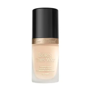 Too Faced Born This Way Natural Finish Longwear Liquid Foundation | Medium-To-Full Coverage | Hydrating   Oil Free, 1.01 fl. oz.