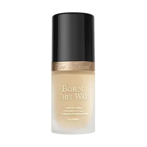 Too Faced Born This Way Natural Finish Longwear Liquid Foundation | Medium-To-Full Coverage | Hydrating   Oil Free, 1.01 fl. oz.