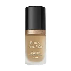 Too Faced Born This Way Natural Finish Longwear Liquid Foundation | Medium-To-Full Coverage | Hydrating   Oil Free, 1.01 fl. oz.