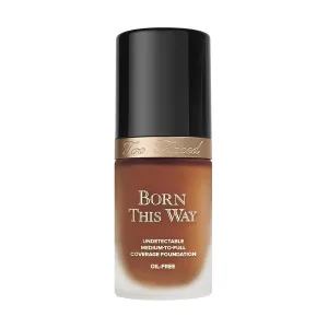 Too Faced Born This Way Natural Finish Longwear Liquid Foundation | Medium-To-Full Coverage | Hydrating   Oil Free