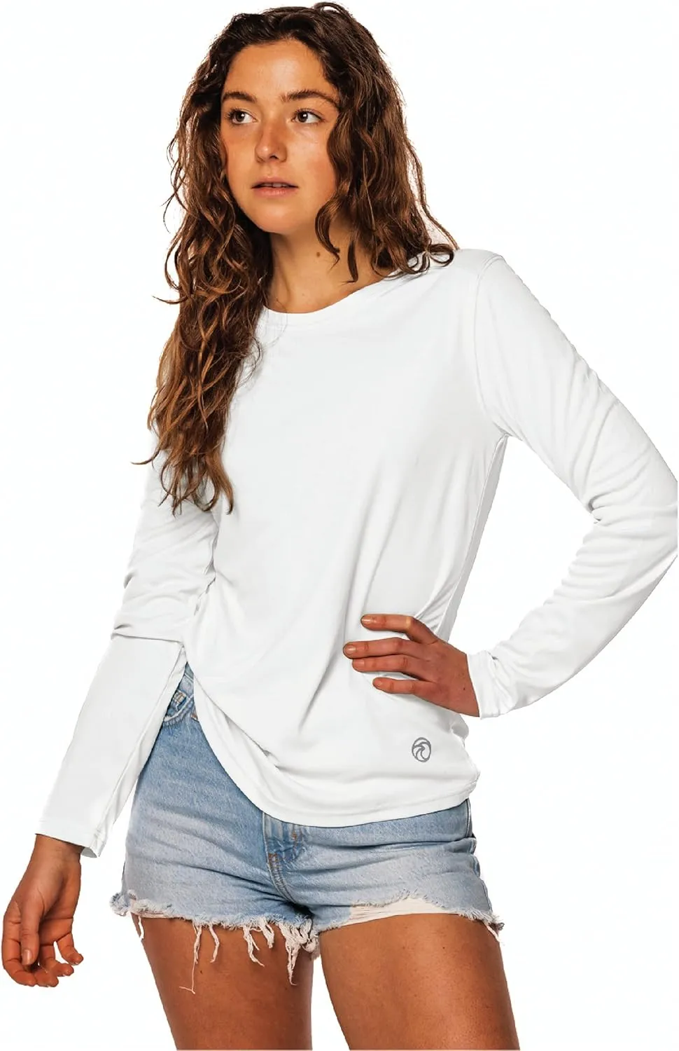 Vapor Apparel Women's Repreve UPF 50  UV Sun Protection Long Sleeve Performance T-Shirt for Outdoor Lifestyle & Sports