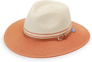 Wallaroo Hat Company Women’s Petite Kristy Fedora – UPF 50 , UV Sun Protection Hat, Packable Design, Adjustable, Small Size