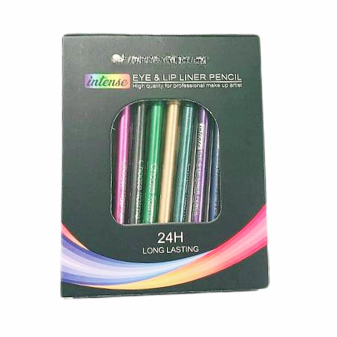 WaterproofEyeliner - Long Lasting Waterproof Eye And Lip Liner Pencil 12-Piece Set