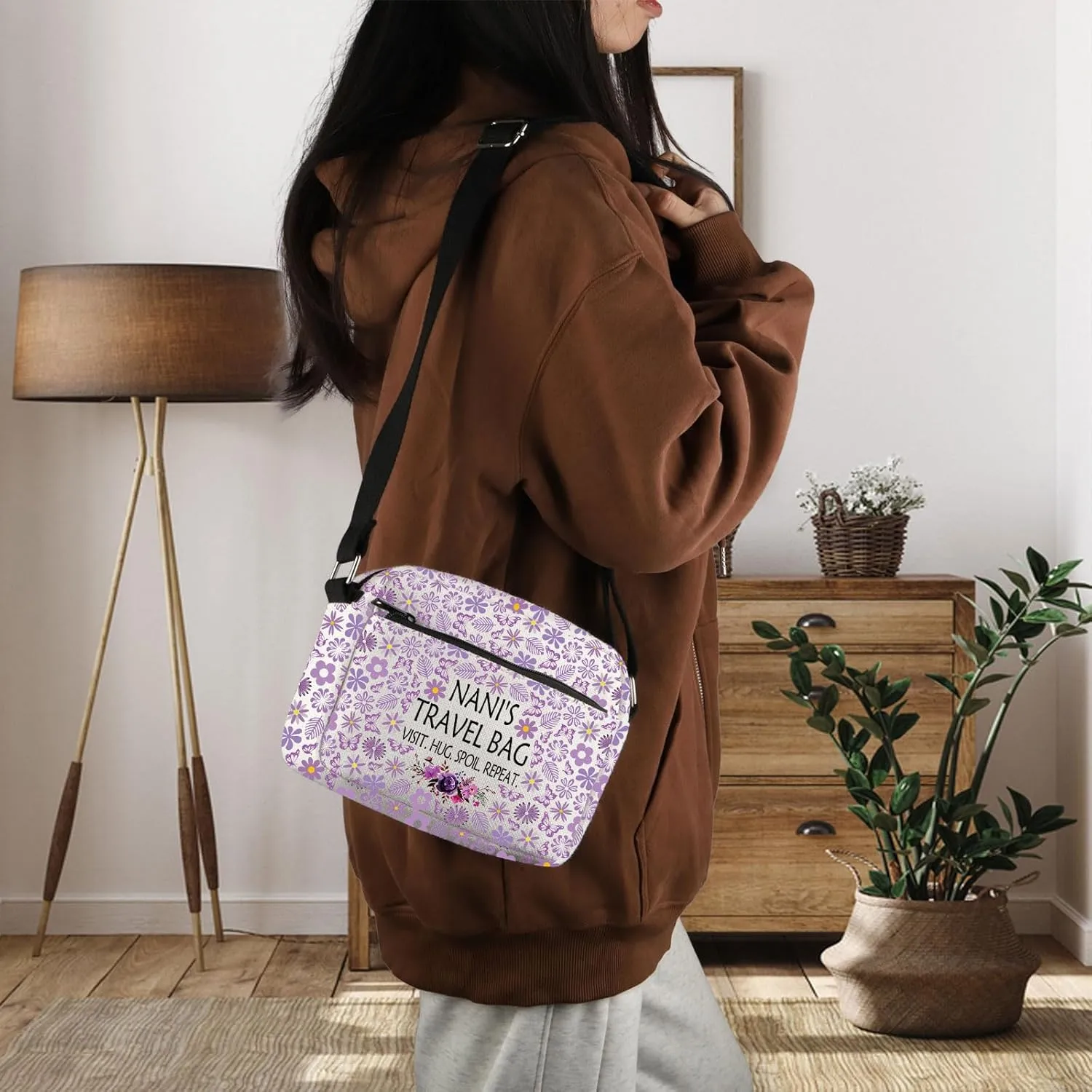 WCGXKO Mother’s Day Gift Grandma Birthday Gift Mother’s Day Merchandise Tote Bag Travel Bag For Grandma
