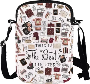 WCGXKO Pioneer Definition JW Gift Pioneer Crossbody Bag Gifts For Pioneer Jehovah's Witness JW Canvas Crossbody Bag (The Best LIFE1 CR)