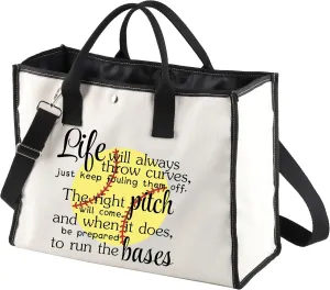 WCGXKO Softball Gift - Inspirational Player Gift Bag (Throw Curves LT)