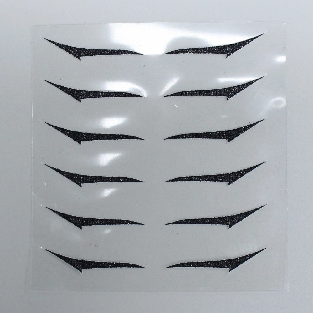 Wholesale Double Eyelid Glitter Silver Light Eyeliner Sticker Double Eyelid Sticker JDC-EY-JMX002