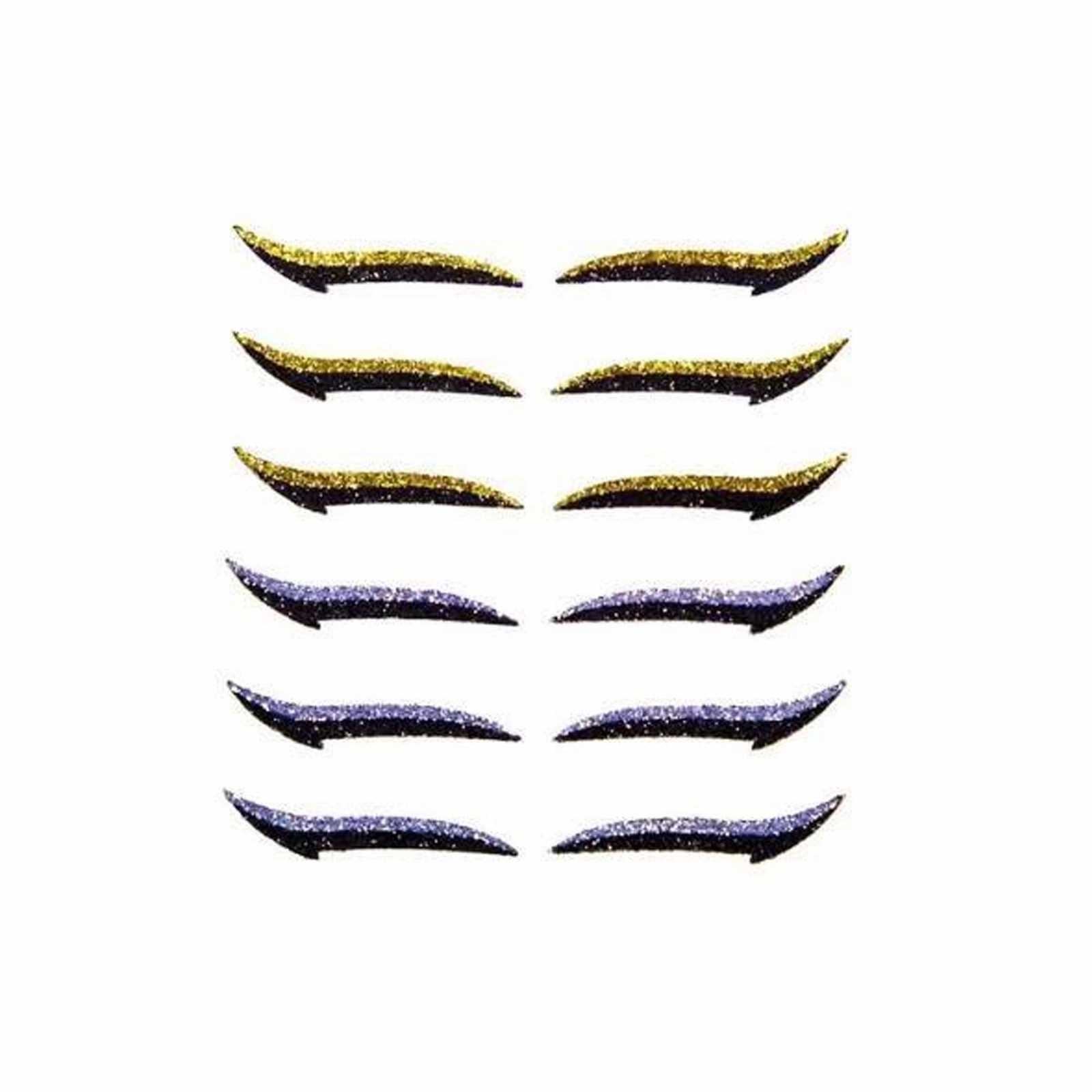 Wholesale Double Eyelid Glitter Silver Light Eyeliner Sticker Double Eyelid Sticker JDC-EY-JMX002