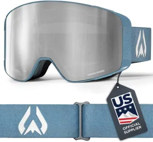 Wildhorn Pipeline Ski Goggles Men Women OTG Anti-FogScratch Snowboard Goggles-US Ski Team Official Supplier-100% UV Swap Lens