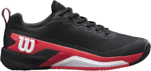 Wilson Men's Rush Pro 4.5 Clay Tennis Shoes, Black Infrared White, 10 Men