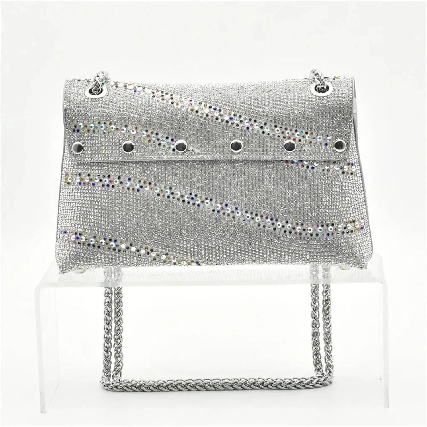 Women's Italian Party Shoe & Bag Set - Luxury Designer Pumps & Matching Clutch for Nigerian Women's Evening Events
