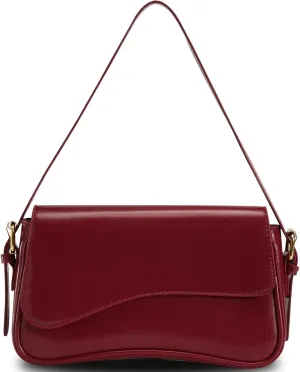 Y2K Shoulder Bag for Women - PU Leather Clutch Purse Handbag Tote With 2 Removable Straps - Crossbody