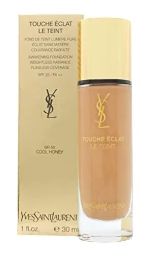 Yves Saint Laurent Le Teint Touche Eclat SPF 22 No. BR50 Cool Honey Awakening Foundation for Women, 1 Ounce